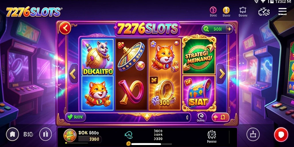 Screenshot gameplay 7276SLOTS yang menunjukkan strategi dan pengalaman bermain yang mendalam.