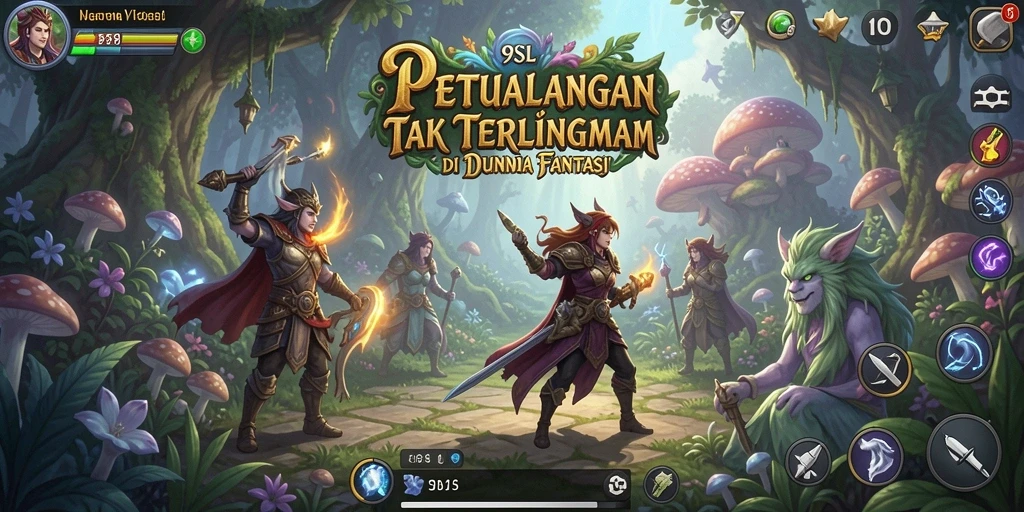 Tampilan gameplay menarik dari 9SL yang penuh tantangan petualangan.