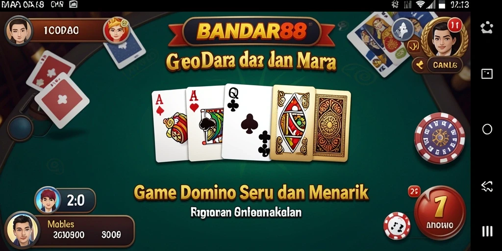 Tampilan gameplay seru dalam BANDAR88 dengan berbagai mode domino.