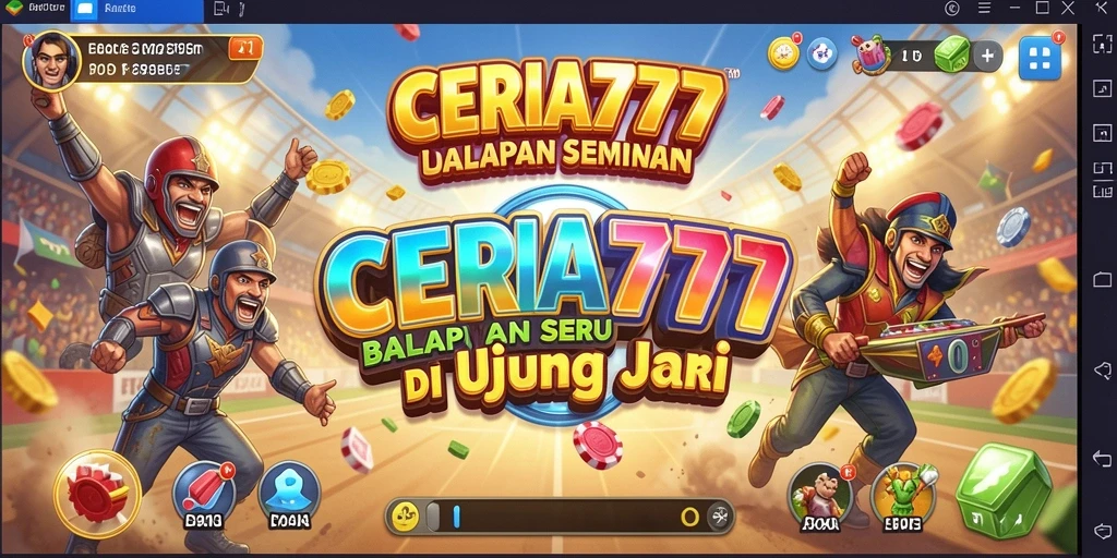 Tampilan gameplay Racing penuh aksi yang mendebarkan.