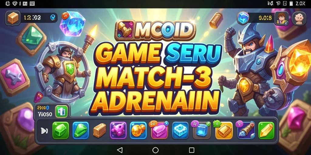 Tampilan gameplay seru dari MPOID yang penuh warna.