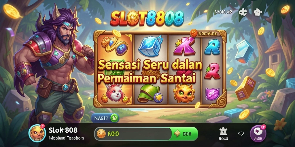 Tampilan gameplay SLOT8808 yang seru dan menarik.