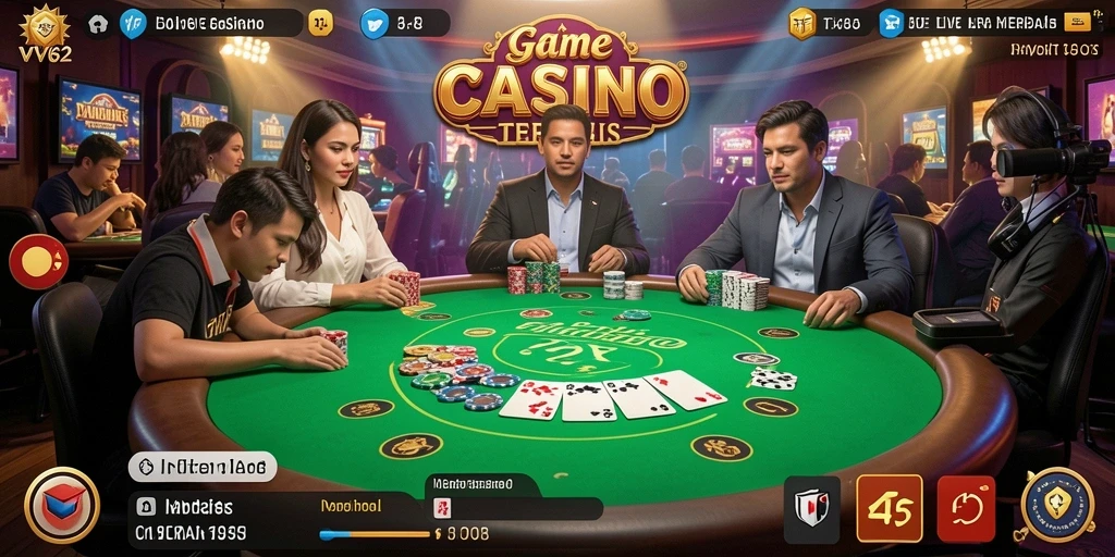 Tampilan gameplay Live Casino yang mengesankan dan interaktif.